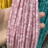 4*4MM Square Gemstone Beads for Jewelry Making DIY