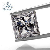 4.5x4.5MM GRAY VVS1 Princess Cut Moissanite Gemstone
