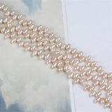 4.5-5mm Rice Freshwater Pearl Strand, Top Hole, Jewelry Making