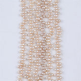4.5-5mm Rice Freshwater Pearl Strand, Top Hole, Jewelry Making