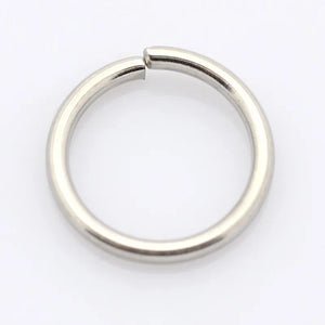 Stainless Steel Closed Jump Rings 4-10mm for Jewelry