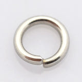 Stainless Steel Closed Jump Rings 4-10mm for Jewelry