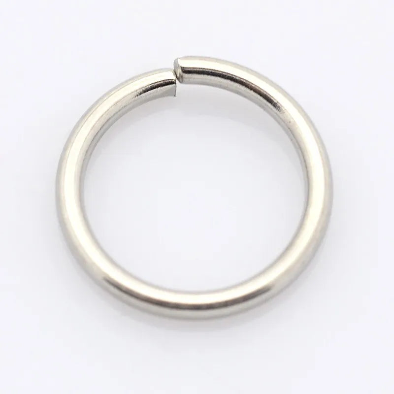 Stainless Steel Closed Jump Rings 4-10mm for Jewelry