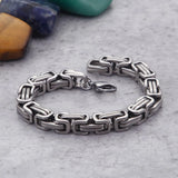 4/5/6/8mm Stainless Steel Chain Bracelet For Men