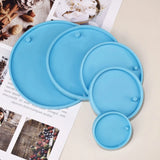 5PCS Christmas Ball Pendant Mould Epoxy Silicone DIY Jewelry Decorations