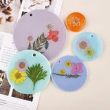 5PCS Christmas Ball Pendant Mould Epoxy Silicone DIY Jewelry Decorations