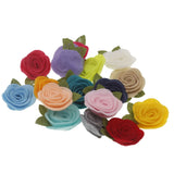 15pcs Artificial Flower Rose Head Wedding Party DIY Decoration Headdress