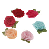 15pcs Artificial Flower Rose Head Wedding Party DIY Decoration Headdress