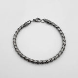 Stainless Steel Cuban Link Chain Bracelet Retro Men Bracelet Friends