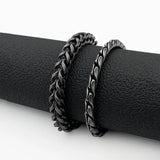 Stainless Steel Cuban Link Chain Bracelet Retro Men Bracelet Friends