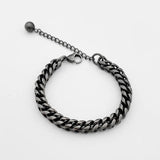 Stainless Steel Cuban Link Chain Bracelet Retro Men Bracelet Friends