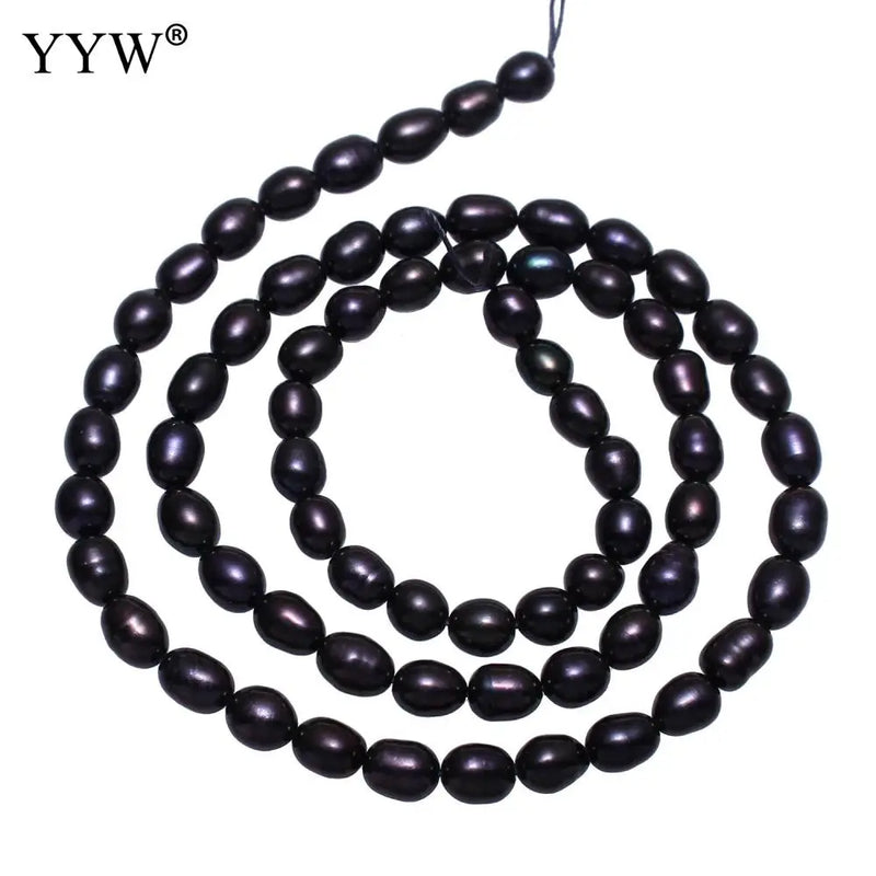 4-5mm Cultured Potato Freshwater Pearl Loose Beads for DIY Jewelry 15 Inch