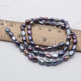Grey Baroque Freshwater Pearl Beads 4-5mm Strand DIY Jewelry Necklace