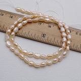 Grey Baroque Freshwater Pearl Beads 4-5mm Strand DIY Jewelry Necklace