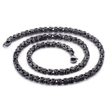 4/5mm Titanium Stainless Steel Long Chain Necklace For Men Punk Chains