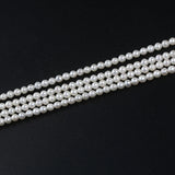 4-5mm Freshwater Pearl Bead Carved Pearl Necklace