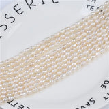 4-5mm Freshwater Rice Drop Pearl Strands