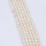 4-5mm Freshwater Rice Drop Pearl Strands