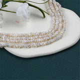 4-5mm Keshi Pearl 112pcs String Natural DIY Beads