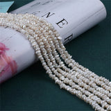 4-5mm Keshi Pearl 112pcs String Natural DIY Beads
