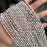 5mm Round Freshwater Pearl Strand for Jewelry Making