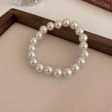 Glass Shell Pearl Bracelet for Girls and Women - Hand Jewelry Making