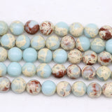 Natural ShouShan Stone Sediment Jaspers Beads for Jewelry Making DIY Bracelet
