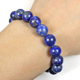 Lapis Lazuli Bracelet Red Beads Healing Stone Jewelry