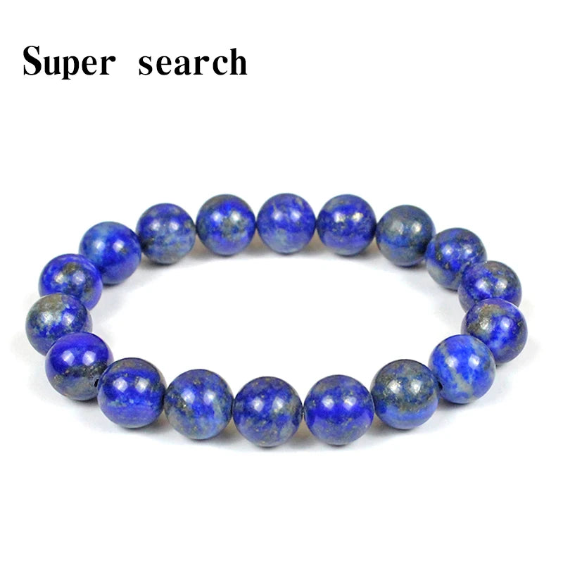 Lapis Lazuli Bracelet Red Beads Healing Stone Jewelry