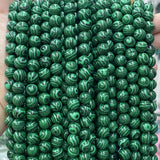 Natural Green Malachite Stone Beads Round Spacer Beads for Jewelry Making