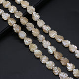 Natural Trochus Top Shell Stone Loose Beads 14'' Strand
