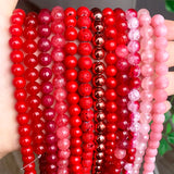 Natural Red Coral Beads 4-12mm for DIY Jewelry Making