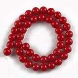 Natural Red Coral Beads 4-12mm for DIY Jewelry Making