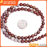 Dark Red Noreena Jaspers Beads 15 Inch Strand