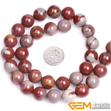 Dark Red Noreena Jaspers Beads 15 Inch Strand