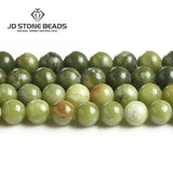 4-12mm Natural Southern Jade Stone Beads Round 15' DIY Bracelet Accessories
