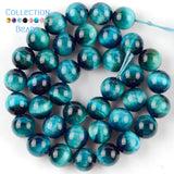 Natural Yellow Tiger Eye Stone Round Beads for Jewelry Making