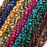 Natural Yellow Tiger Eye Stone Round Beads for Jewelry Making