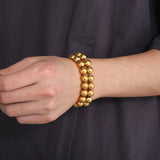 Stainless Steel Bead Bracelet for Women Men