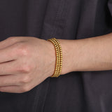 Stainless Steel Bead Bracelet for Women Men