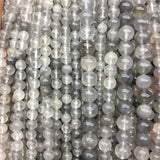 4/6/8/10MM Natural Stone Quartz Angola Cloud Crystal Bead