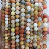 4/6/8/10MM Silk Jade Spacer Gemstone Beads for Jewelry Making DIY