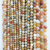 4/6/8/10MM Silk Jade Spacer Gemstone Beads for Jewelry Making DIY