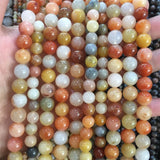4/6/8/10MM Silk Jade Spacer Gemstone Beads for Jewelry Making DIY