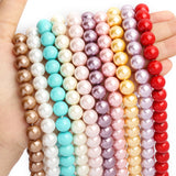 Multicolor Round Glass Spacer Beads for Jewelry Making DIY Charms 15