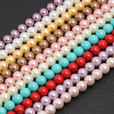 Multicolor Round Glass Spacer Beads for Jewelry Making DIY Charms 15