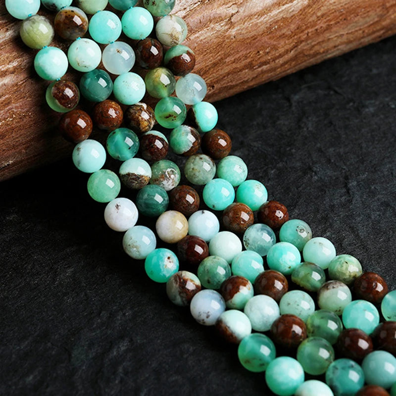 4/6/8/10mm Chrysoprase Stone Beads - Green Australian Jades - DIY Jewelry Making