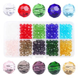 Glass Bicone Beads Austria Crystal Faceted Beads Set for Jewelry Making