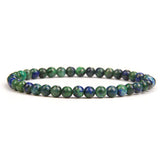 4/6/8/10mm Green Phoenix Lapis Lazuli Beaded Bracelet