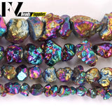 4/6/8/10mm Citrine Stone Beads Multicolor